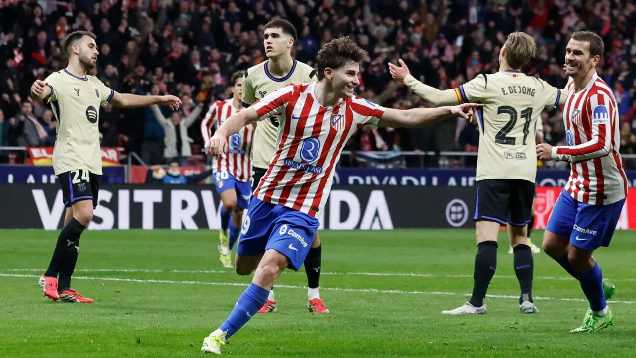 موعد مباراة برشلونة وأتلتيكو مدريد في إياب نصف نهائي كأس ملك إسبانيا